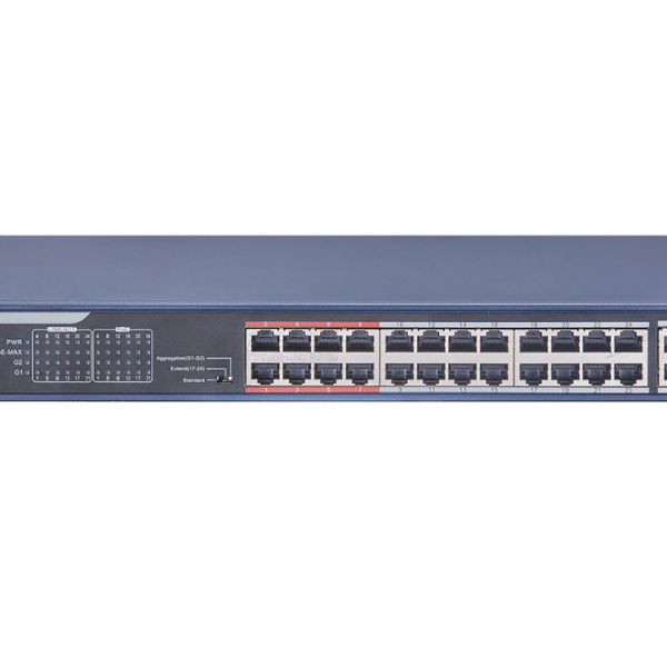 Gigabit 24 ports Switch DS-3E1526P-EI/M(O-STD) Commutateur POE intelligent managed Hikvision