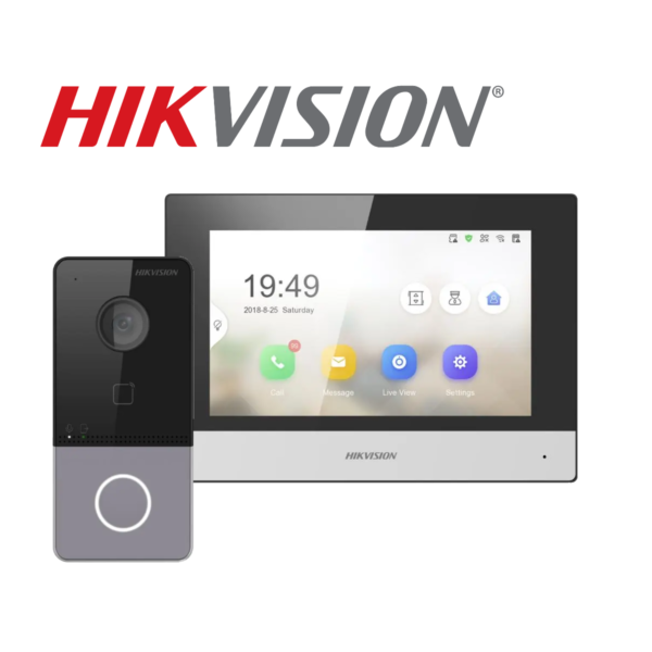 Kit d'interphone Vidéo IP DS-KIS603-P(C)