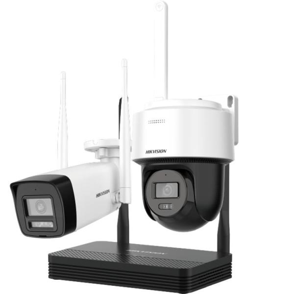 EasyLink NKS422W03H Kit NVS WiFi 2MP H.265, une caméra bullet + une caméra PTDome