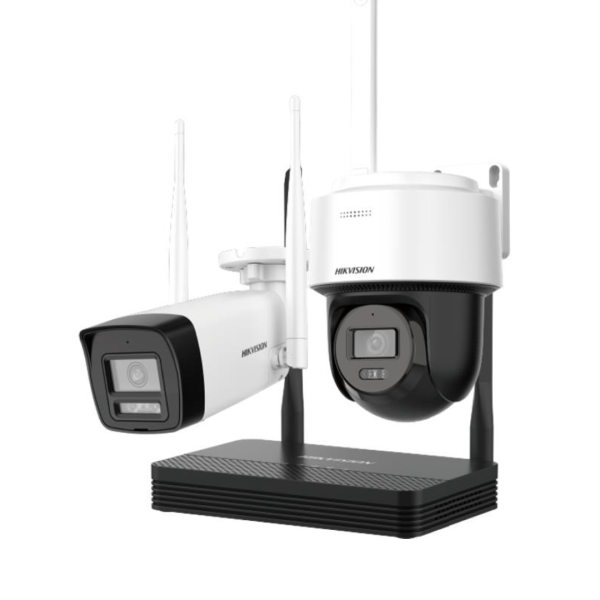 EasyLink NKS422W03H Kit NVS WiFi 2MP H.265, une caméra bullet + une caméra PTDome
