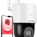 Mini PTZ 4MP IP PoE Audio Color Smart Hybride Light