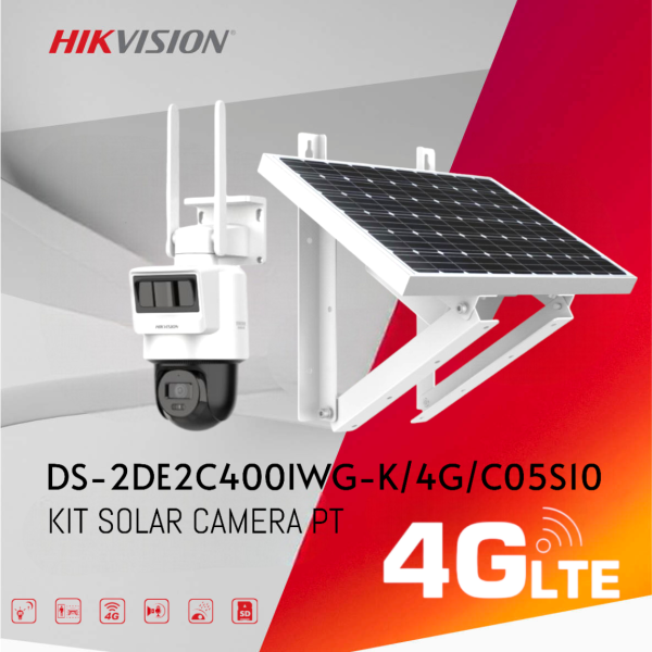 PTZ Solaire Pro Caméra Hikvision