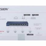 Switch 8 ports Gigabit Hikvision DS-3E1510P-EI/M Commutateur POE intelligent