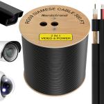 RG59 300M Coaxial câble CCTV RG59+Power