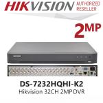 DVR Hikvision 32 Channel 2mp 1080p