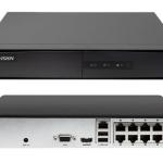 NVR Hikvision 8 Channel 8 PoE 1U