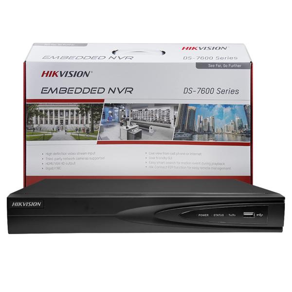 NVR 4K 8 Channel PoE Hikvision 1U 8MP