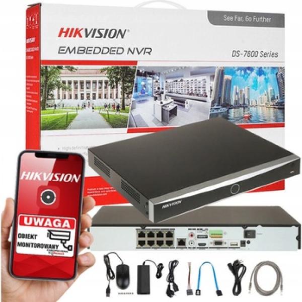 NVR AcuSense 8 Channel PoE 4K 8MP 1U Série K