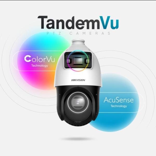 Hikvision PTZ 4+4MP TandemVu+ ColorVu 25X AcuSense